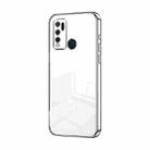 For vivo Y50 / Y30 Transparent Plating Fine Hole Phone Case(Silver) - 1