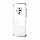 For vivo S6 Transparent Plating Fine Hole Phone Case(Silver) - 1