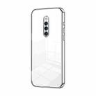 For vivo X27 Pro Transparent Plating Fine Hole Phone Case(Silver) - 1