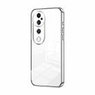 For vivo S19 Pro Transparent Plating Fine Hole Phone Case(Silver) - 1