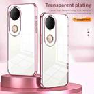 For vivo S20 Transparent Plating Fine Hole Phone Case(Transparent) - 2