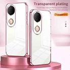 For vivo S20 Transparent Plating Fine Hole Phone Case(Green) - 2