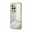 For Meizu 18 Pro / 18s Pro  Transparent Plating Fine Hole Phone Case(Gold) - 1
