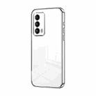 For Meizu 18 / 18s Transparent Plating Fine Hole Phone Case(Silver) - 1