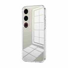 For Meizu 21 Note Transparent Plating Fine Hole Phone Case(Transparent) - 1