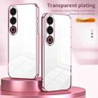 For Meizu 21 Note Transparent Plating Fine Hole Phone Case(Silver) - 2
