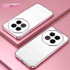 For Meizu Note 16 Transparent Plating Fine Hole Phone Case(Pink) - 2