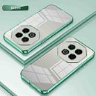 For Meizu Note 16 Transparent Plating Fine Hole Phone Case(Green) - 2