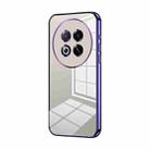 For Meizu Note 16 Pro Transparent Plating Fine Hole Phone Case(Purple) - 1
