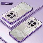 For Meizu Note 16 Pro Transparent Plating Fine Hole Phone Case(Purple) - 2