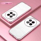 For Meizu Note 16 Pro Transparent Plating Fine Hole Phone Case(Pink) - 2