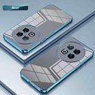 For Meizu Note 16 Pro Transparent Plating Fine Hole Phone Case(Blue) - 2