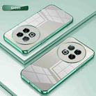 For Meizu Note 16 Pro Transparent Plating Fine Hole Phone Case(Green) - 2