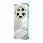 For Xiaomi 13 Ultra Transparent Plating Fine Hole Phone Case(Green) - 1