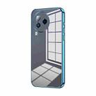 For Xiaomi Civi 3 Transparent Plating Fine Hole Phone Case(Blue) - 1