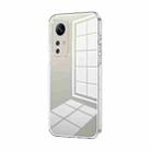 For Xiaomi 12S Transparent Plating Fine Hole Phone Case(Transparent) - 1