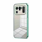 For Xiaomi Mi 11 Ultra Transparent Plating Fine Hole Phone Case(Green) - 1