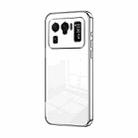 For Xiaomi Mi 11 Ultra Transparent Plating Fine Hole Phone Case(Silver) - 1