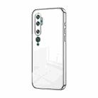 For Xiaomi Mi CC9 Pro / Mi Note 10 Transparent Plating Fine Hole Phone Case(Silver) - 1