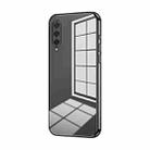 For Xiaomi Mi CC9e / Mi A3 Transparent Plating Fine Hole Phone Case(Black) - 1