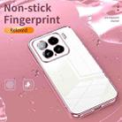 For Xiaomi 15 Transparent Plating Fine Hole Phone Case(Pink) - 3