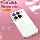 For Xiaomi 15 Pro Transparent Plating Fine Hole Phone Case(Gold) - 3