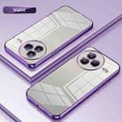 For Xiaomi Civi 5 Pro Transparent Plating Fine Hole Phone Case(Purple) - 2