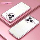 For Xiaomi Civi 5 Pro Transparent Plating Fine Hole Phone Case(Pink) - 2