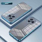 For Xiaomi Civi 5 Pro Transparent Plating Fine Hole Phone Case(Blue) - 2