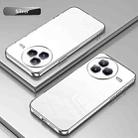 For Xiaomi Civi 5 Pro Transparent Plating Fine Hole Phone Case(Silver) - 2