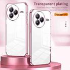 For Xiaomi Civi 5 Pro Transparent Plating Fine Hole Phone Case(Black) - 3