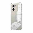 For Xiaomi Redmi K60 Ultra / Xiaomi 13T Transparent Plating Fine Hole Phone Case(Transparent) - 1