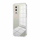 For Xiaomi Redmi K60 / K60 Pro Transparent Plating Fine Hole Phone Case(Transparent) - 1