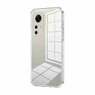For Xiaomi Redmi K50 Ultra / Xiaomi 12T Transparent Plating Fine Hole Phone Case(Transparent) - 1