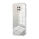 For Xiaomi Redmi Note 9 5G / Note 9T Transparent Plating Fine Hole Phone Case(Transparent) - 1