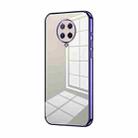 For Xiaomi Redmi K30 Pro / K30 Ultra Transparent Plating Fine Hole Phone Case(Purple) - 1