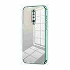 For Xiaomi Redmi K30 / K30 5G Transparent Plating Fine Hole Phone Case(Green) - 1