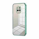 For Xiaomi Redmi 10X 5G Transparent Plating Fine Hole Phone Case(Green) - 1