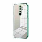 For Xiaomi Redmi Note 8 Pro Transparent Plating Fine Hole Phone Case(Green) - 1