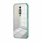 For Xiaomi Redmi K20 / K20 Pro Transparent Plating Fine Hole Phone Case(Green) - 1