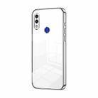 For Xiaomi Redmi Note 7 / Note 7 Pro Transparent Plating Fine Hole Phone Case(Silver) - 1
