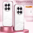 For Xiaomi Redmi Note 14 Pro 5G Transparent Plating Fine Hole Phone Case(Silver) - 2