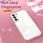 For Samsung Galaxy S21 5G Transparent Plating Fine Hole Phone Case(Gold) - 4