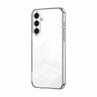 For Samsung Galaxy C55 Transparent Plating Fine Hole Phone Case(Silver) - 1