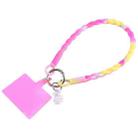 Universal Phone Doll Lanyard(Rose Red Yellow) - 1