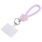 Universal Phone Flower Lanyard(Purple) - 1