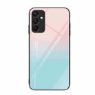 For Samsung Galaxy A15 4G Colorful Painted Glass Phone Case(Blue Sky) - 1