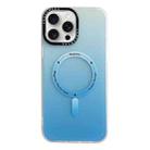 For iPhone 15 Pro MagSafe IMD Gradient PC Hybrid TPU Phone Case(Blue) - 1