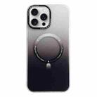For iPhone 13 Pro MagSafe IMD Gradient PC Hybrid TPU Phone Case(Black) - 1
