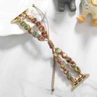 For Apple Watch Series 4 40mm Heart Stones Drawstring Chain Watch Band(Colorful) - 2
